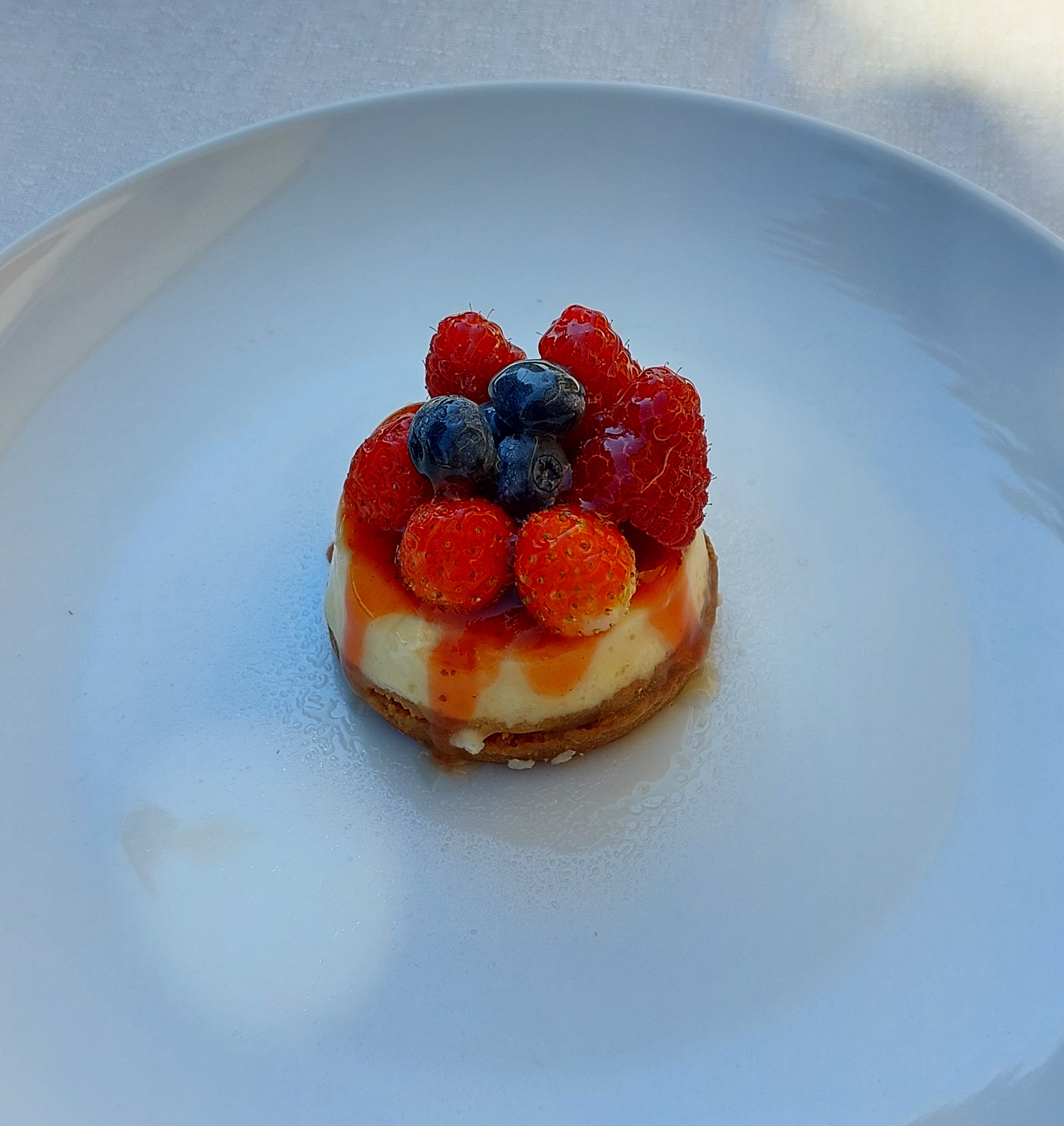 Cheesecake con frutti di bosco